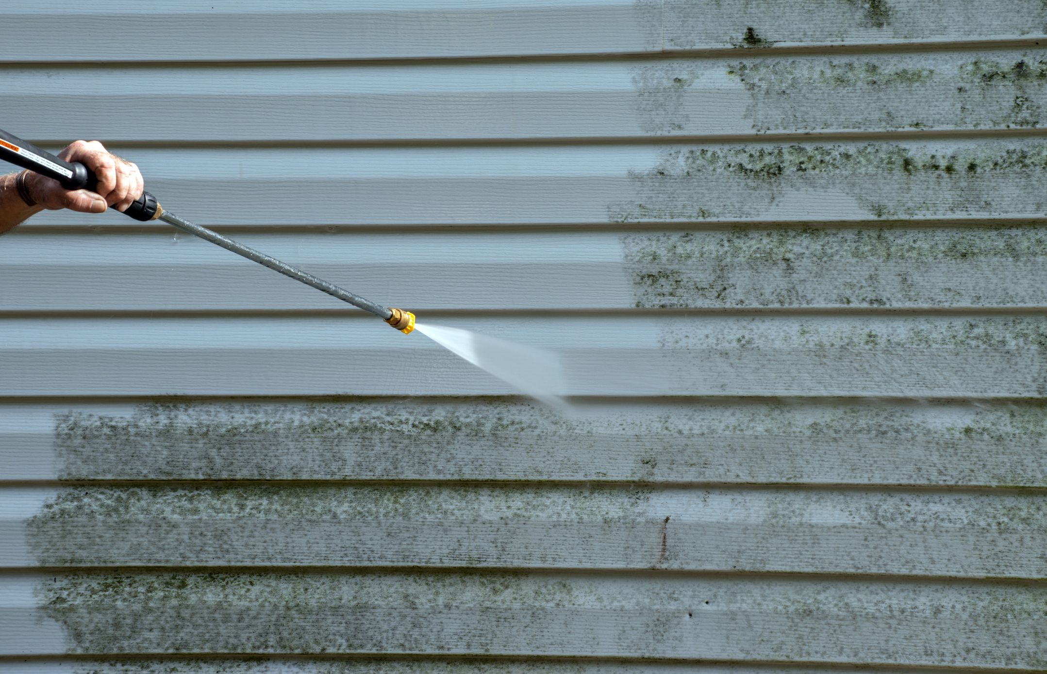 Example of stains and mildew