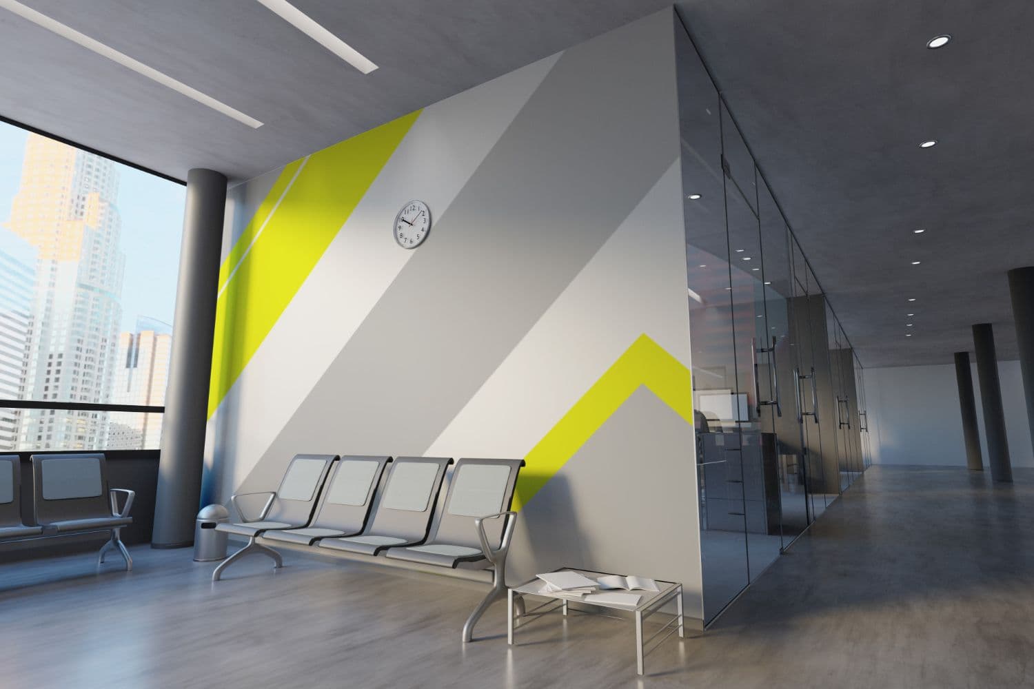 Interior office painting